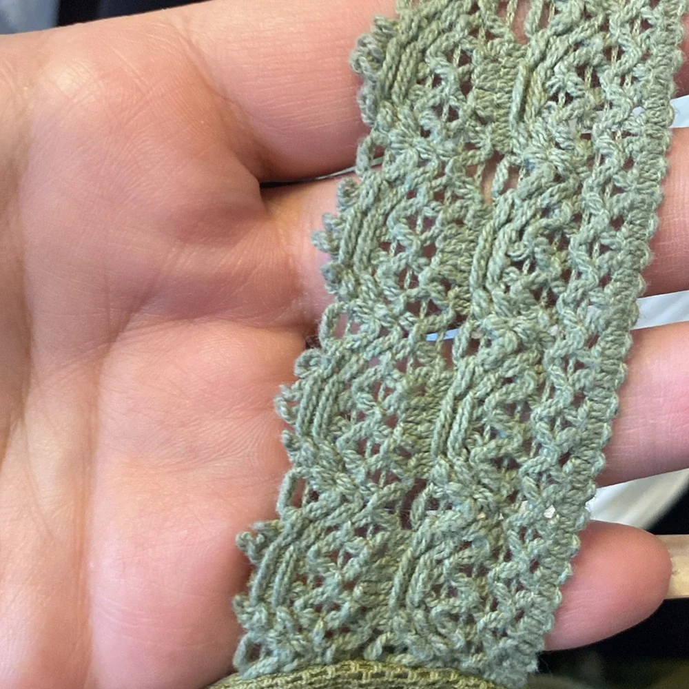 Forever 21 SZ 1XL Green Croo Crochet Tank Top NWT - Picture 4 of 6
